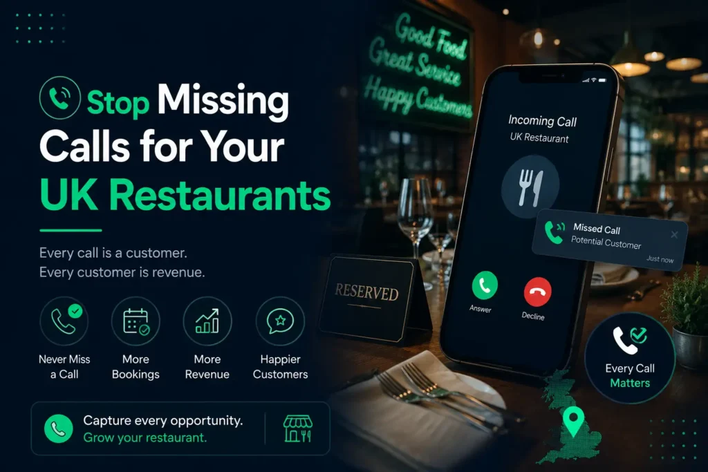 Stop Missing Calls for Your UK Restaurants
