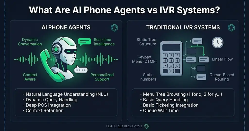 What Are AI Phone Agents vs IVR Systems?