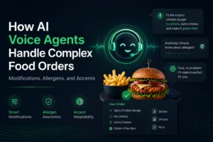 How AI Voice Agents Handle Complex Food Orders — Modifications, Allergens, and Accents
