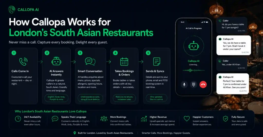 How Callopa Works for London's South Asian Restaurants