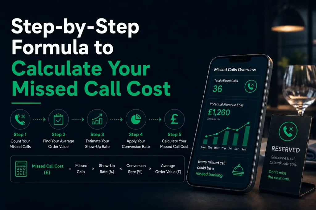 Step-by-Step Formula to Calculate Your Missed Call Cost